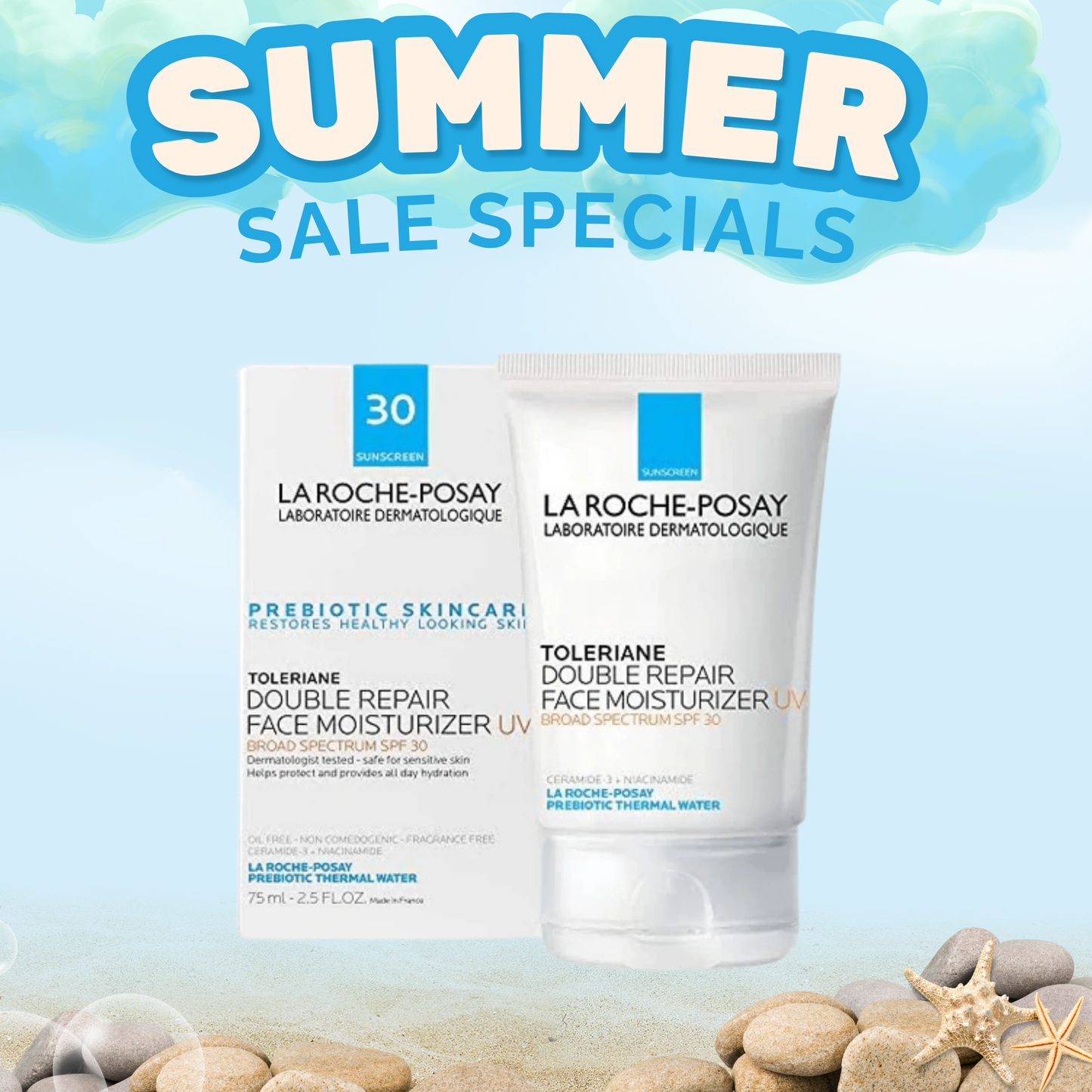 La Roche-Posay Double Repair Face Moisturizer UV SPF 30 (100 ml)