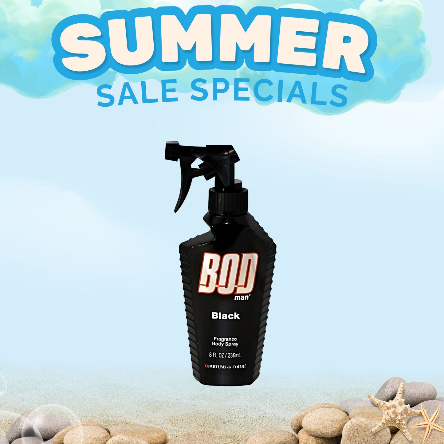 Bod Man Black Fragrance Body Spray (236ml)