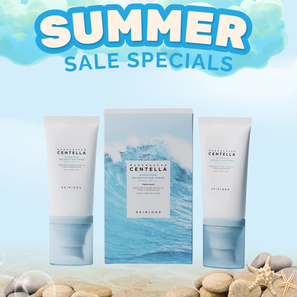 Skin1004 Madagascar Centella Hyalu-Cica Water-Fit Sun Serum Twin Pack (50ml)