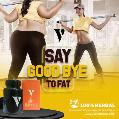 Herbal Slim Fit Powder by Vcare Natural for Safe Weight Control