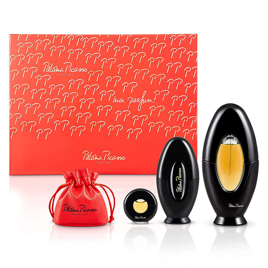 Paloma Picasso EDP 100ML+EDP 30Ml+Mini Spray 4.8Ml+Pouch